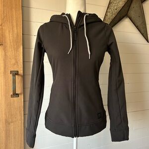 Bula Women's Black Zip-Up lightweight shell jacket XS